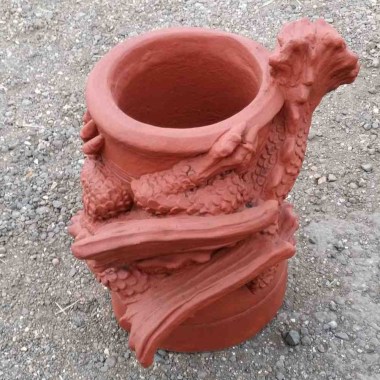 dragon chimney pot smirk